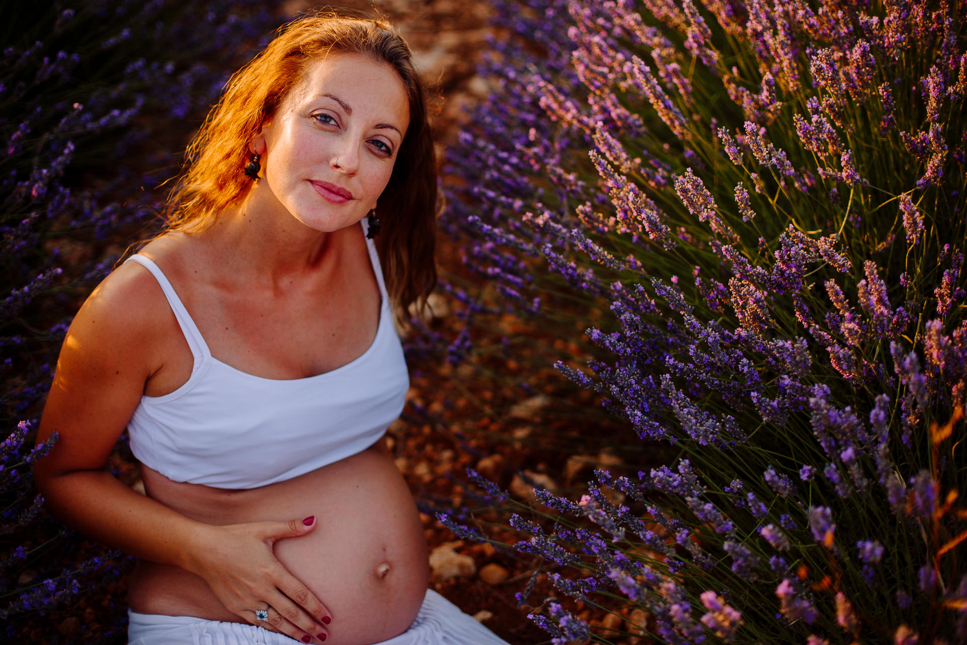 reportaje fotos de embarazo en brihuega